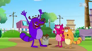 Happy ka Gussa  Pyaar Mohabbat Happy Lucky  Zee Kids  Cartoon Show [upl. by Giglio]