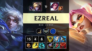 Ezreal ADC vs Fiora Legendary  EUW Challenger Patch 1422 [upl. by Ecyob693]