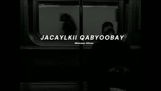 Jacaylkii qabyoobay  nimcaan hilaac slowed [upl. by Baelbeer]