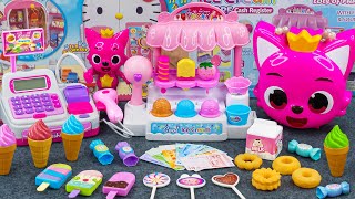 90 Minutes with Ice Cream Shop Play Set Unboxing Satisfying Cash Register ASMR 💞 Lana Unboxing Toys [upl. by Arahsit]