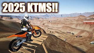 RIDING THE ALL NEW 2025 KTMS SO SICK MX BIKES [upl. by Mandie497]