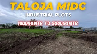 Industrial Plots  TALOJA MIDC near  Navi Mumbai  8652601787 taloja navimumbai property plot [upl. by Laerol]