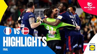 What a CRAZY final  France vs Denmark  Highlights  Mens EHF EURO 2024 [upl. by Burrell692]