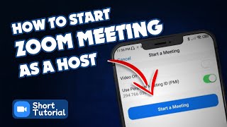 How to start zoom meeting as host 2024  Initial Solution [upl. by Taryne]