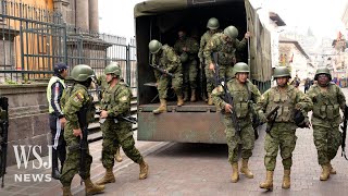 Ecuador Declares State of Emergency After Drug Lord Escapes Prison  WSJ News [upl. by Annayad]