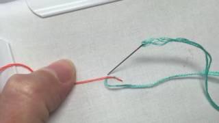 Couching Stitch Embroidery Tutorial [upl. by Daffodil]