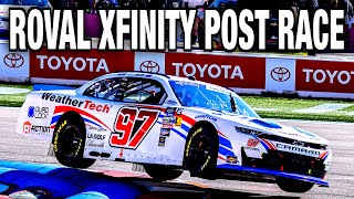 ROVAL XFINITY POST RACE  Horrible Officiating Major Mistakes Huge Playoff Wreck [upl. by Yemrots]