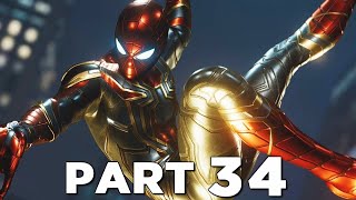 SPIDERMAN PS4 Walkthrough Gameplay Part 34  IRON SPIDER SUIT Marvels SpiderMan [upl. by Eliseo]