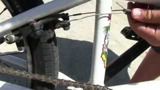 BMX Bike Brake Adjustment [upl. by Jauch727]