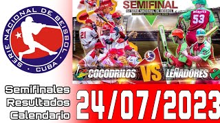 Resultados ⚾ Semifinales Serie Nacional Béisbol de Cuba 24 Julio 2023 Las TUNAS vs Matanzas en vivo [upl. by Viking768]