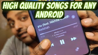 High Quality Lossless Audio For Any Android Phones  TECHNICKS [upl. by Elnar979]