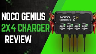 NOCO GENIUS2X4 Battery Charger  Charge Up to 4 Batteries FAST Review [upl. by Crean]