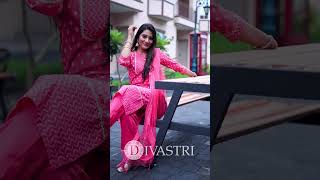 Divastri Women Cotton Silk Kurta Palazzo Dupatta Set [upl. by Akeihsal]