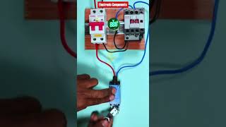 Controlling contactor with limit switch When object pass through limit switch switch is turned on [upl. by Yanttirb]