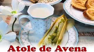 Como hacer Atole de Avena [upl. by Orabla]