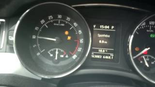 Skoda Superb II 20TDI 125kW DSG acceleration [upl. by Benkley289]