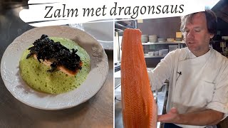 Koken met Rik de Jonge Zalm met dragonsaus [upl. by Atilol459]