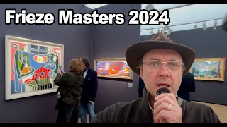 Frieze Masters London 2024  ART FAIR REVIEW [upl. by Anihsat]