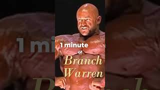 1 MINUTE OF BRANCH WARREN 💀 shorts [upl. by Idel]