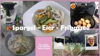 vegetarisches Spargel  Eier  Frikassee natürlich auch ohne Thermomix herzustellen [upl. by Acisset]