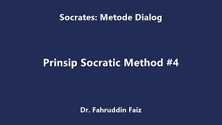 PrinsipPrinsip Socratic Dialog Part 4 [upl. by Harrad]