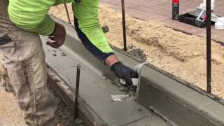 Treenet Inlet Kerb Mould and Faceplate Installation [upl. by Analart]