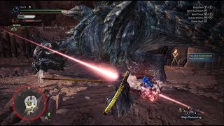 MHW Iceborne  Acidic Glavenus Arena  Long Sword Noob Gameplay [upl. by Matthei]