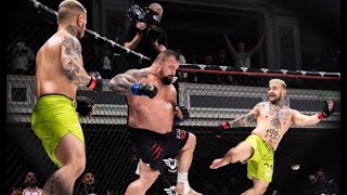 Eddie Hall vs The Neffati Brothers  MMA Full Fight  CombatClips [upl. by Acsirp]