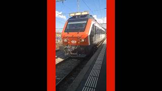 Train SPÉCIAL A YVERDONLESBAINS  intercity 5  Ancien bus Travys  Bus 604 [upl. by Haile]