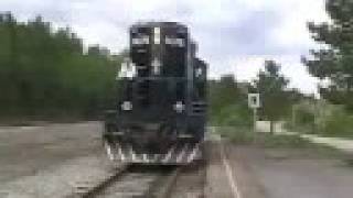 The Adirondack Scenic Railroad  Lake Placid to Saranac Lake [upl. by Ethelinda]