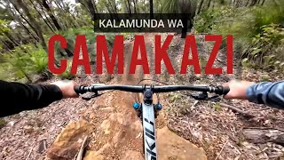 MTB trail CAMAKAZI POV  DJI ACTION 3  Kalamunda WA [upl. by Dmitri]