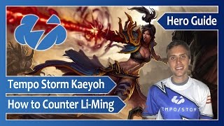 Tempo Storm Kaeyoh ‒ How to Counter LiMing ‒ Heroes of the Storm [upl. by Ecirum]