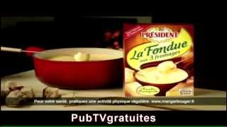 Publicité President  La Fondue aux 3 fromages [upl. by Sedgewake]