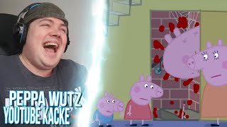 Peppa Wurst  Fernsehen ohne elektrische Tät  YouTube Kacke  REAKTION [upl. by Sidalg]