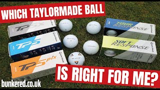 WHICH TAYLORMADE GOLF BALL IS RIGHT FOR ME – TP5 vs TP5x vs Tour Response vs Soft Response [upl. by Laughlin684]