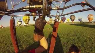 Mondial Air Ballon  Vol de cloture Chambley  dimanche 04 Aout 2013 Soir [upl. by Siegfried]