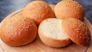 No Yeast No Egg Burger Buns  Bun Recipe WIthout Yeast  Yummy [upl. by Bully]