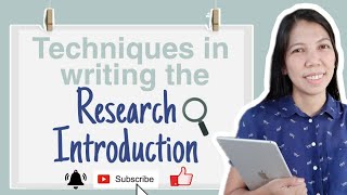 WRITING THE RESEARCH INTRODUCTIONTECHNIQUES  BONUS TIPS PracticalResearchResearchPaper [upl. by Frech882]