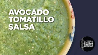 Rick Bayless Essential Salsas AvocadoTomatillo Salsa [upl. by Anny]