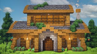 Minecraft Storage House Tutorial [upl. by Sidwohl]