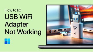 USB WiFi Adapter Not Working on Windows 1011 Fix  Tutorial [upl. by Michaela403]