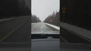 Early winter drive in Thetford Mines QC [upl. by Lati]