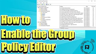 How to Enable the Group Policy Editor gpeditmsc in Windows 10 amp 11 [upl. by Ring]