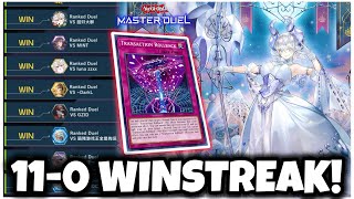 110 WINSTREAK in MASTER RANK BEST LABRYNTH DECK [upl. by Nekcerb63]