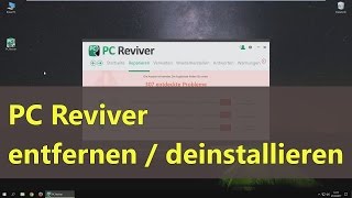 PC Reviver deinstallieren [upl. by Otecina]