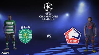 Sporting CP vs LOSC Lille  UEFA Champions League 2425  Full Match [upl. by Karalynn]