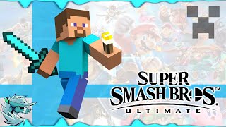 SUPER SMASH BROS ULTIMATE  HALLANDDALARNA REMIX Minecraft Dungeons Fanmade [upl. by Kraul]