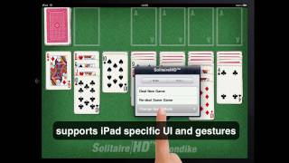 Solitaire HD  Best Solitaire for Apple iPad Klondike and Freecell [upl. by Tratner]