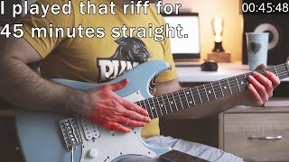 How I Practice Guitar Riffs Lesson [upl. by Anar]