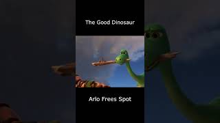 Arlo Frees Spot The Good Dinosaur [upl. by Yenahteb]